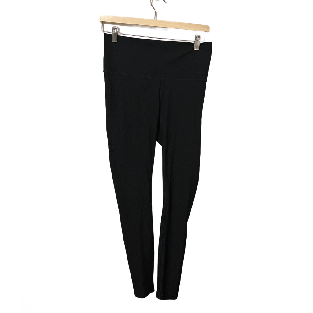 Lululemon Black Textured Leggings Size 10